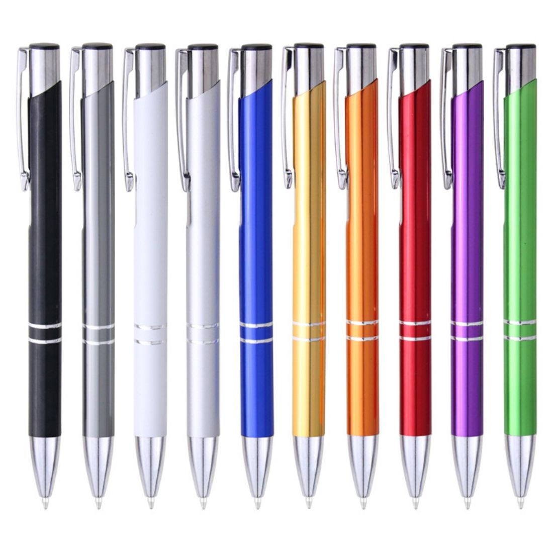 Custom Click Action Aluminum Athena Ballpoint Pen