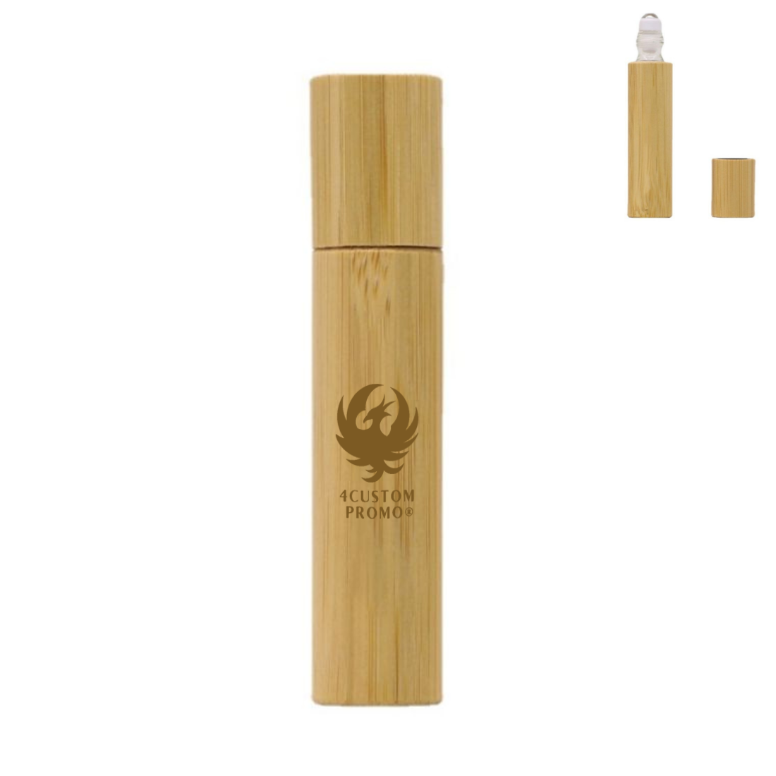 Custom Bamboo Roller Bottle for Massage Oil