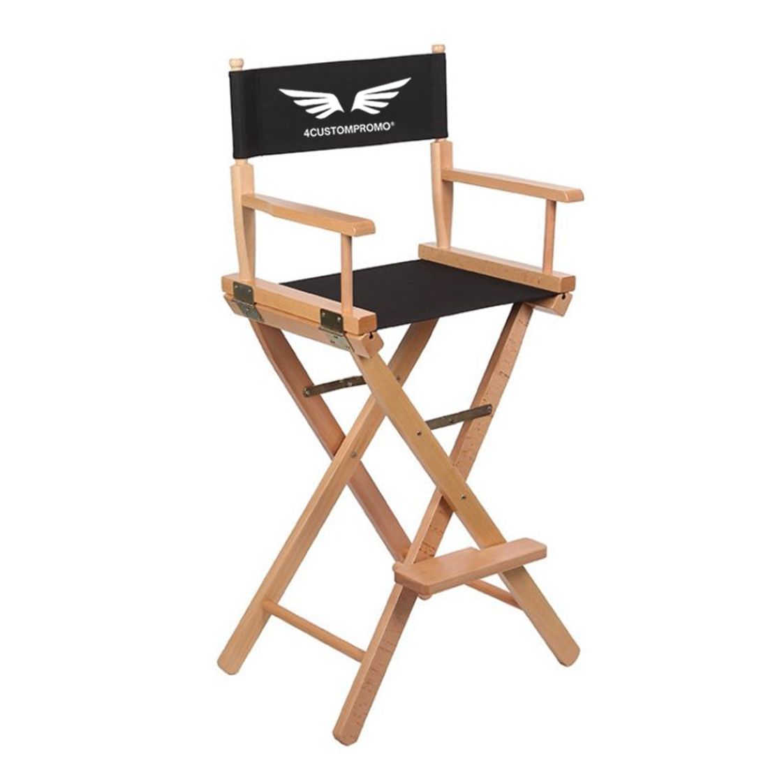 Custom Bar Height Wooden Director's Folding Chair