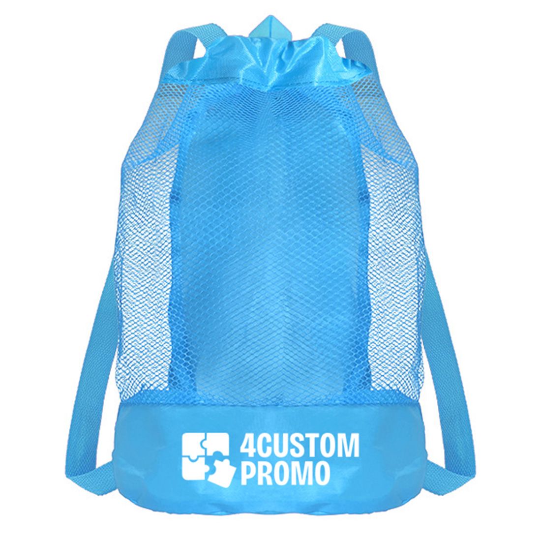 Custom Beach Mesh Drawstring Bag - 9