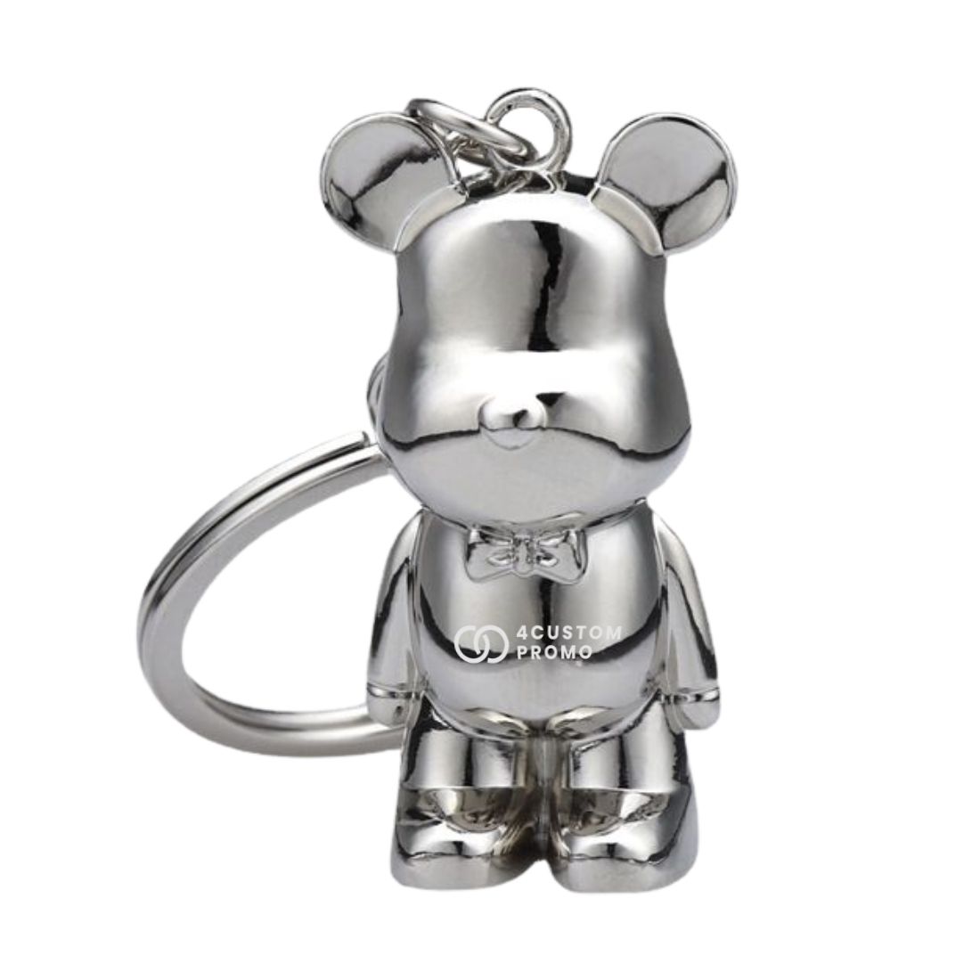 Custom Bear Shaped Metal Keychain