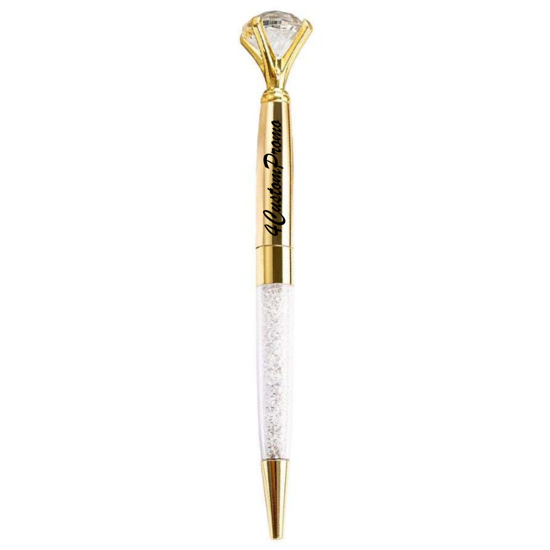 Custom Bling Diamond Twist Metal Pen