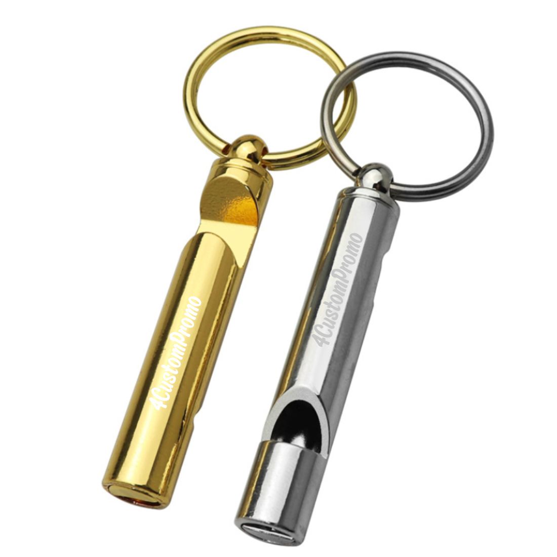Custom Bottle Opener Keychain with Whistle