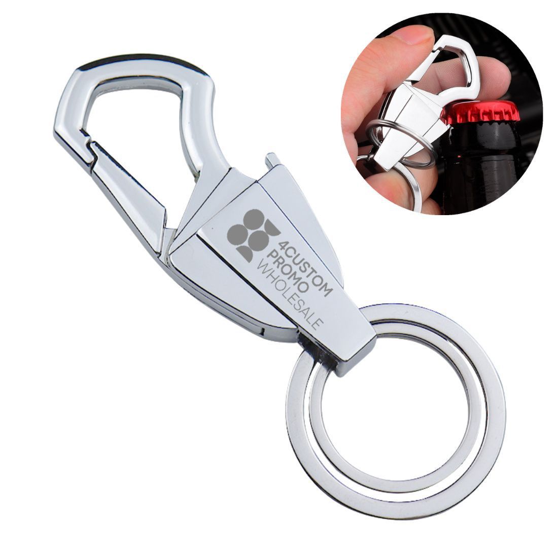 Custom Car Keychain with Bottle Opener