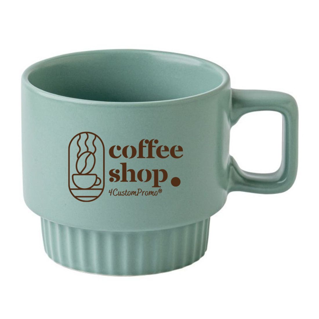 Custom Ceramic Loft Coffee Mug - 12 oz