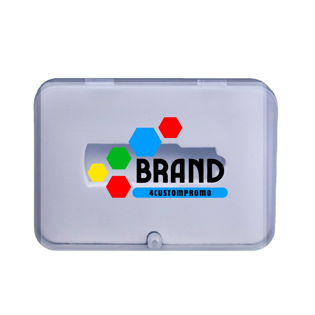 Custom Clear Plastic USB Storage Box