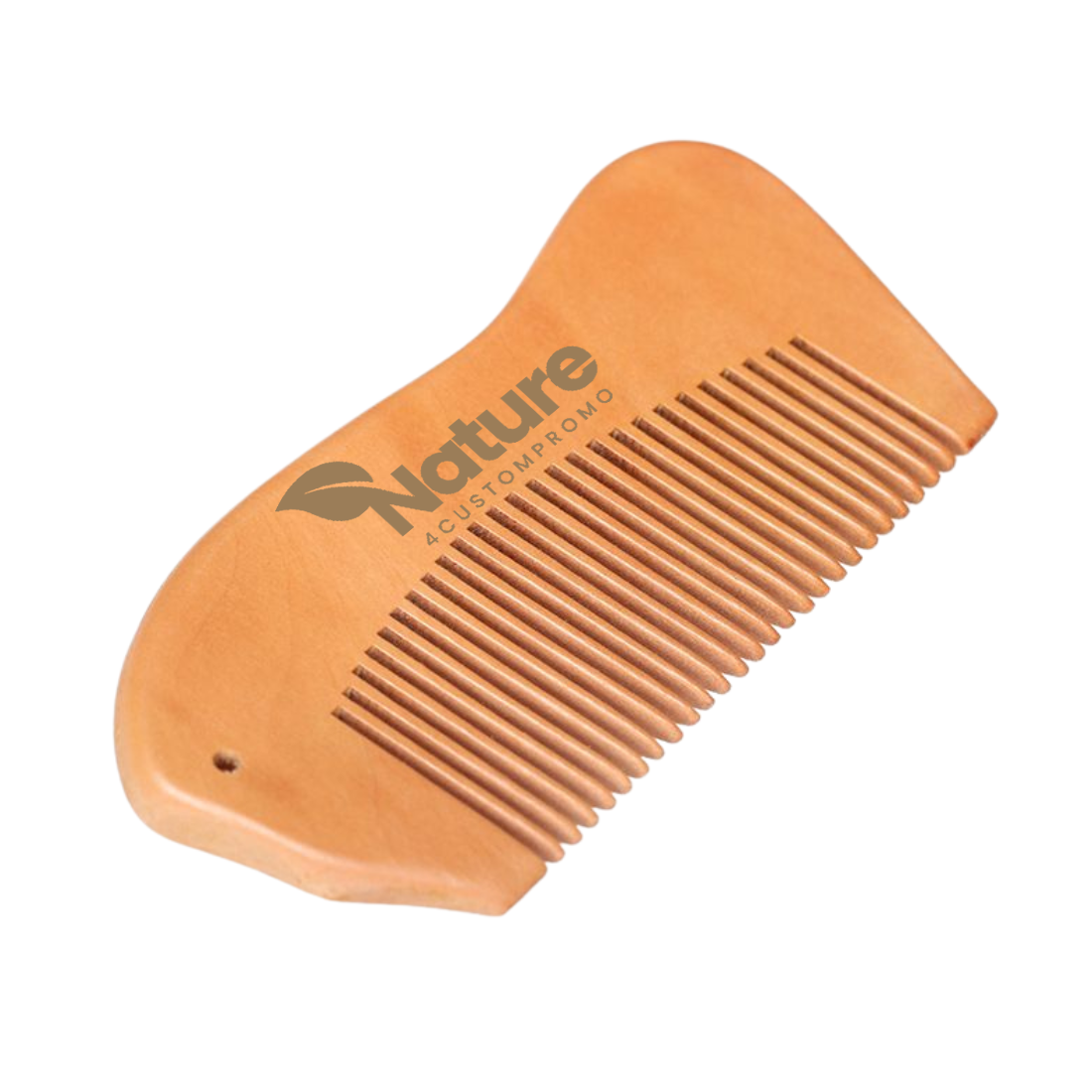 Custom Compact Wooden Comb