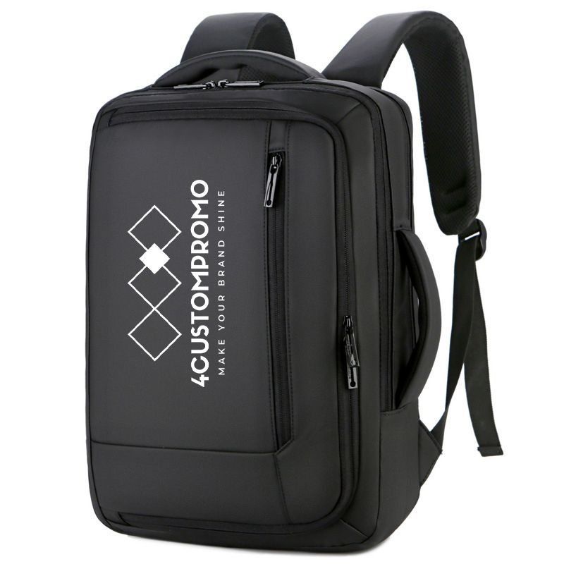 Custom Convertible Business Laptop Backpack with USB Port