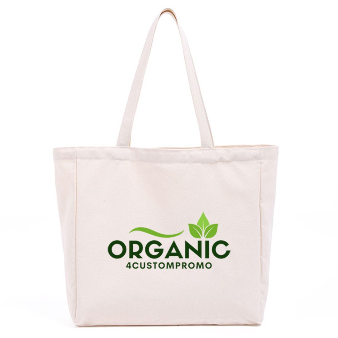 Custom Cotton Canvas Carryall Tote Bag - 13.4