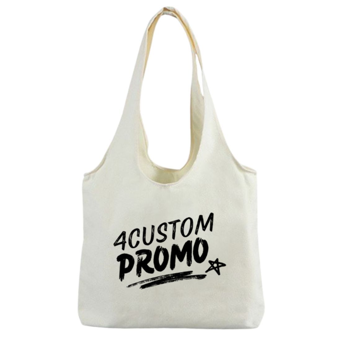 Custom Cotton Canvas Shoulder Tote Bag