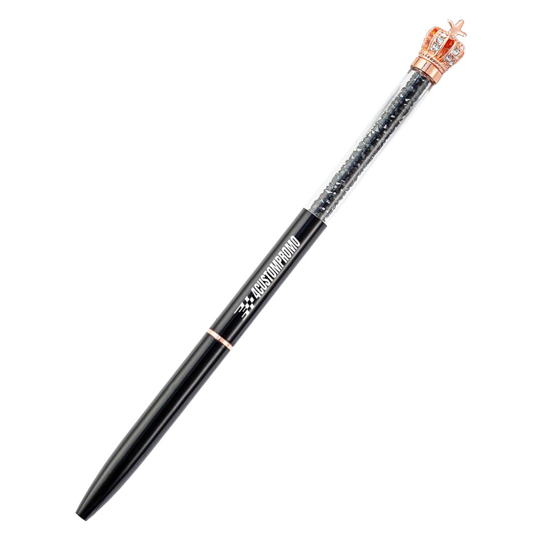 Custom Crystal Crown Metal Ballpoint Pen
