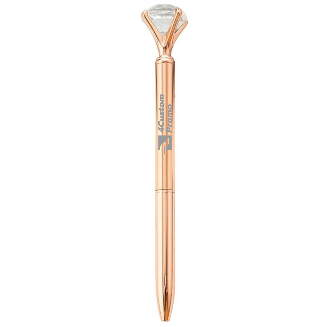 Custom Crystal Diamond Twist Metal Ball Pen