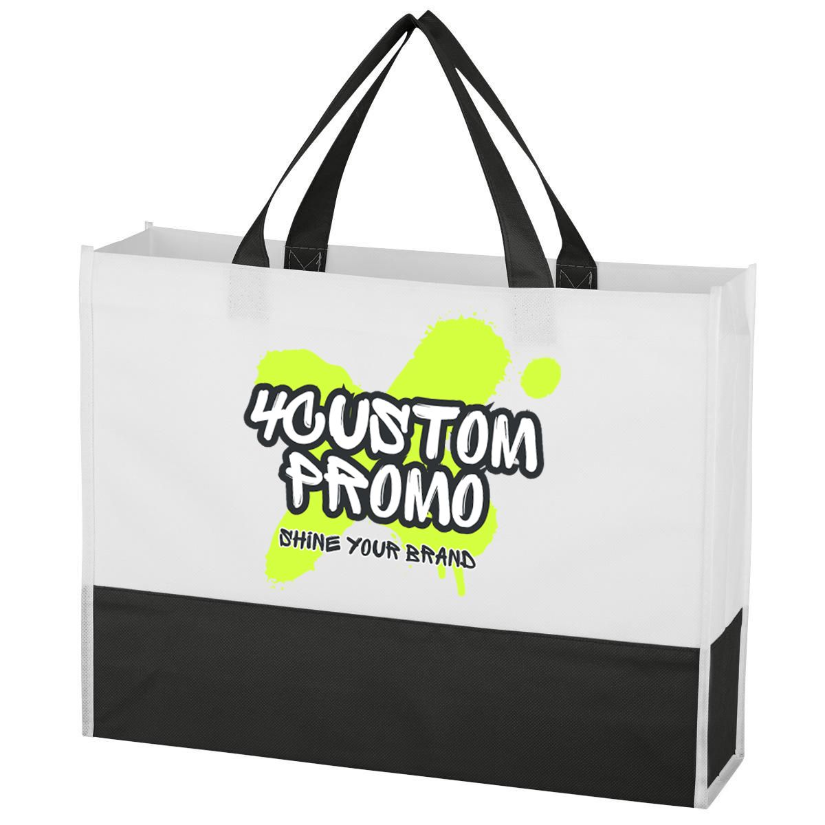 Custom Economy Non-Woven Prism Tote - 15