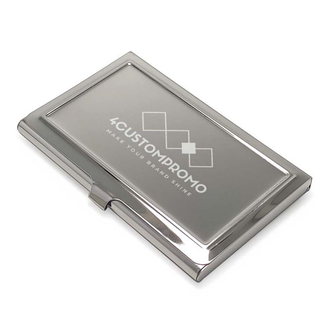 Custom Mirror Finish Stainless Steel Business Card Holder