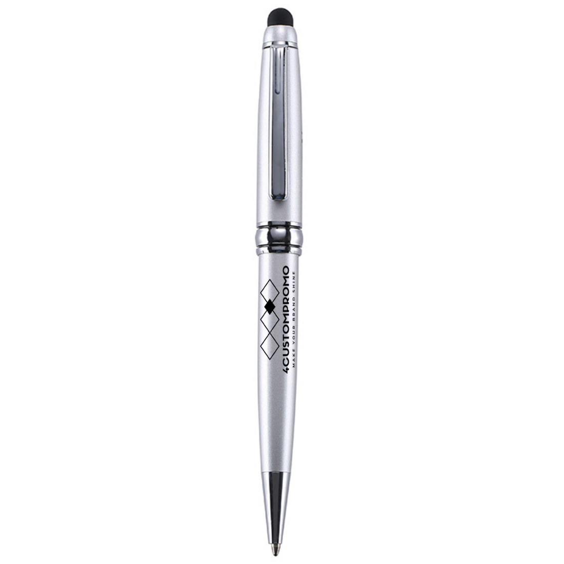 Custom Executive Metal Twist Pen with Stylus