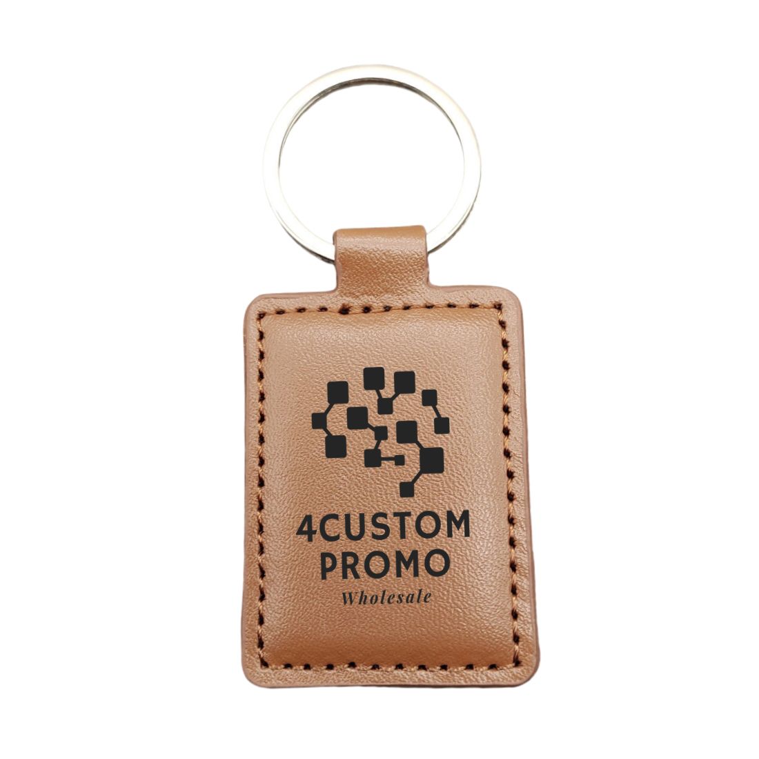 Custom Executive PU Leather Keychain