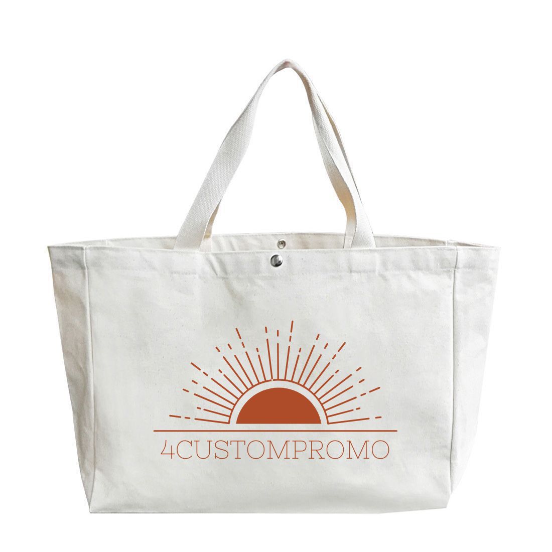 Custom Extra Heavyweight Cotton Boat Tote Bag - 18
