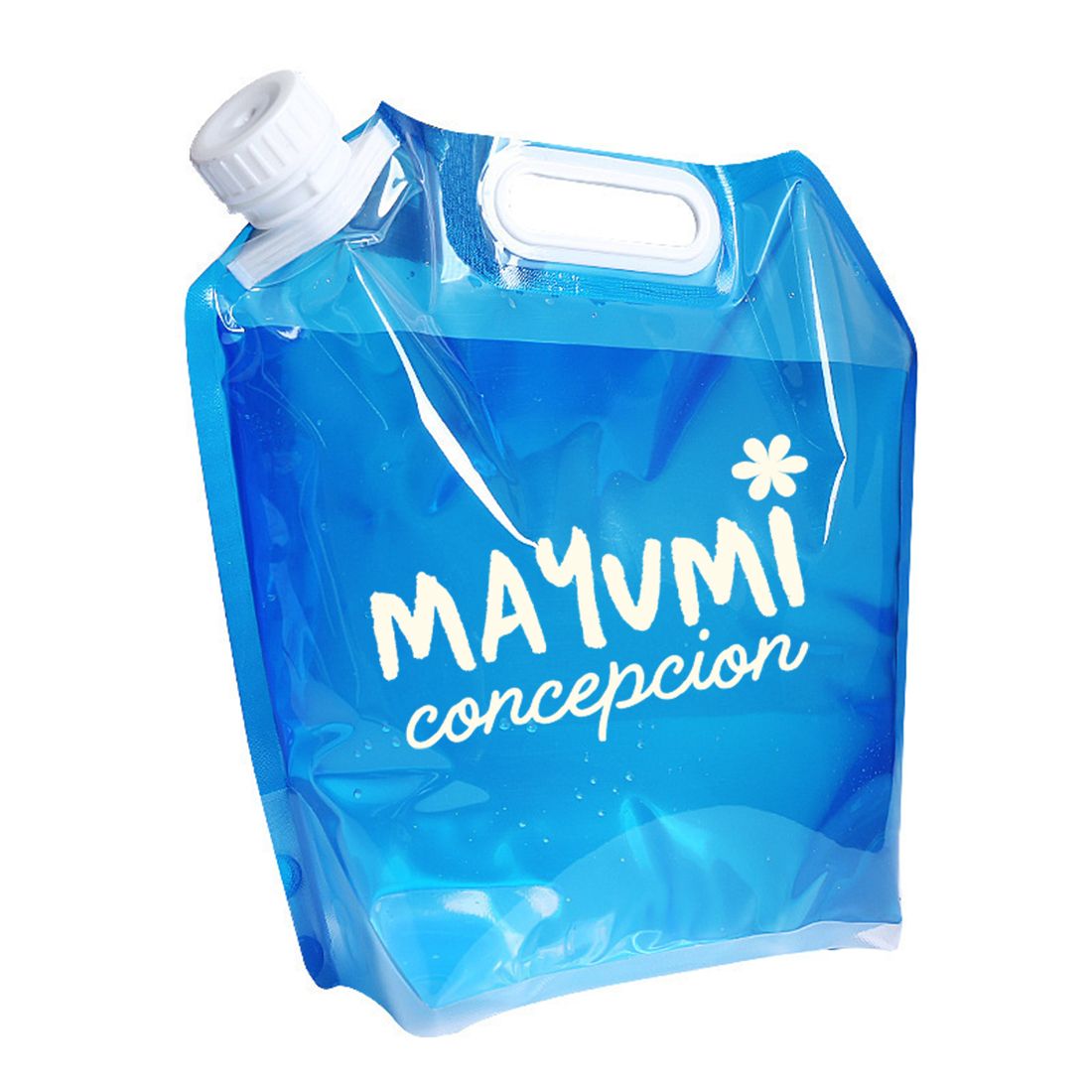 Custom Foldable Plastic Water Container Bag