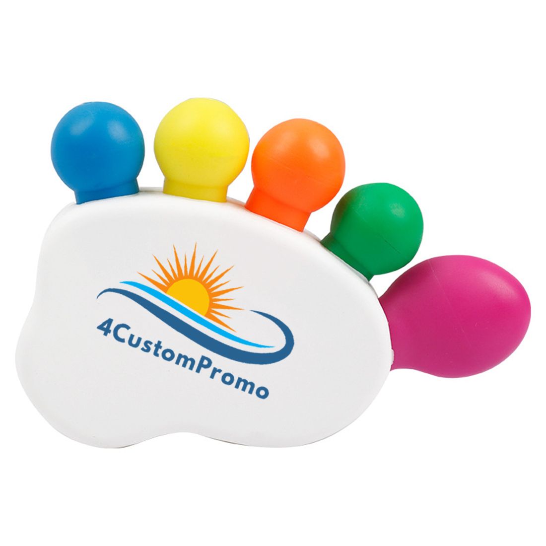 Custom Foot Highlighter with 5 Ink Colors