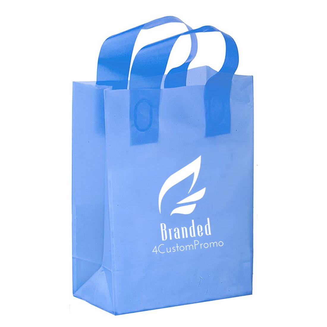 Custom Frosted Soft Loop Plastic Bag - 8