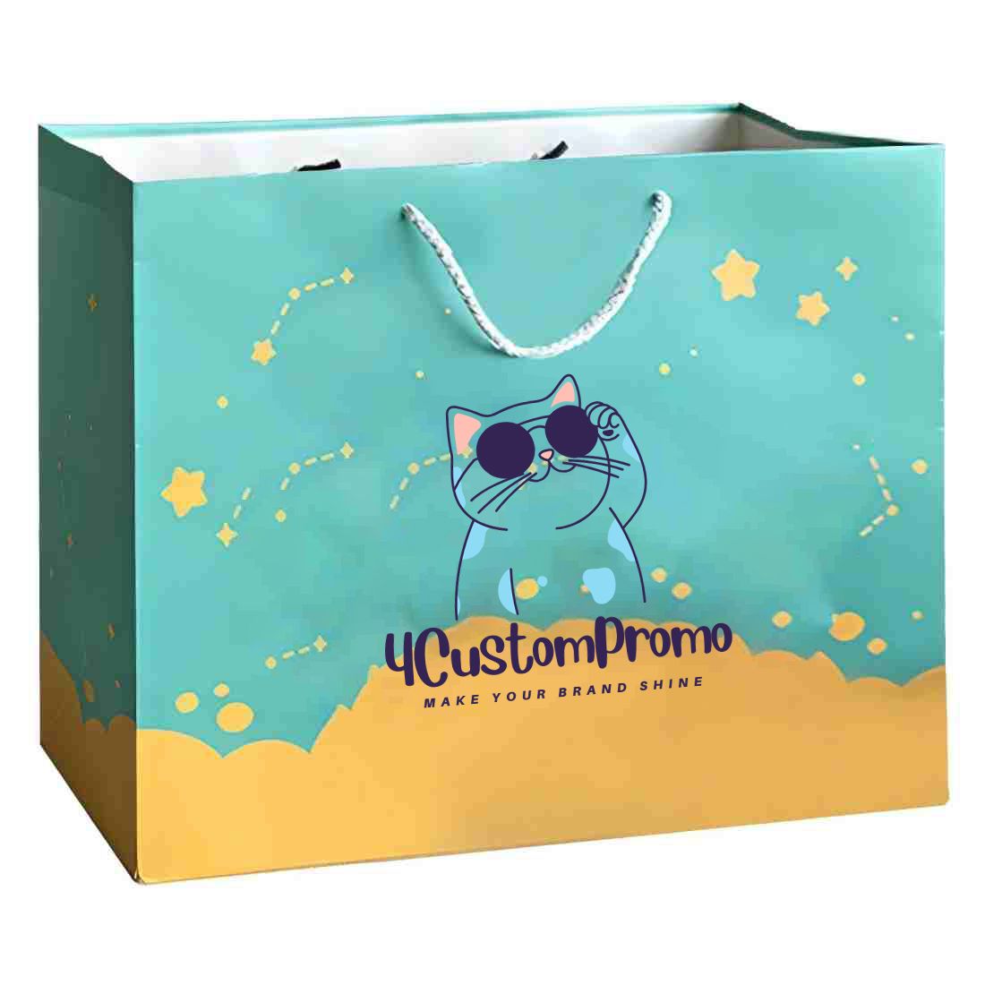 Custom Full Color Euro Tote Paper Bag - 17