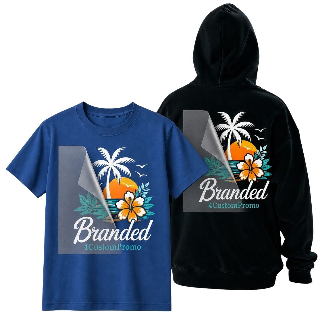 Custom Full Color Iron-On DTF Heat Transfers