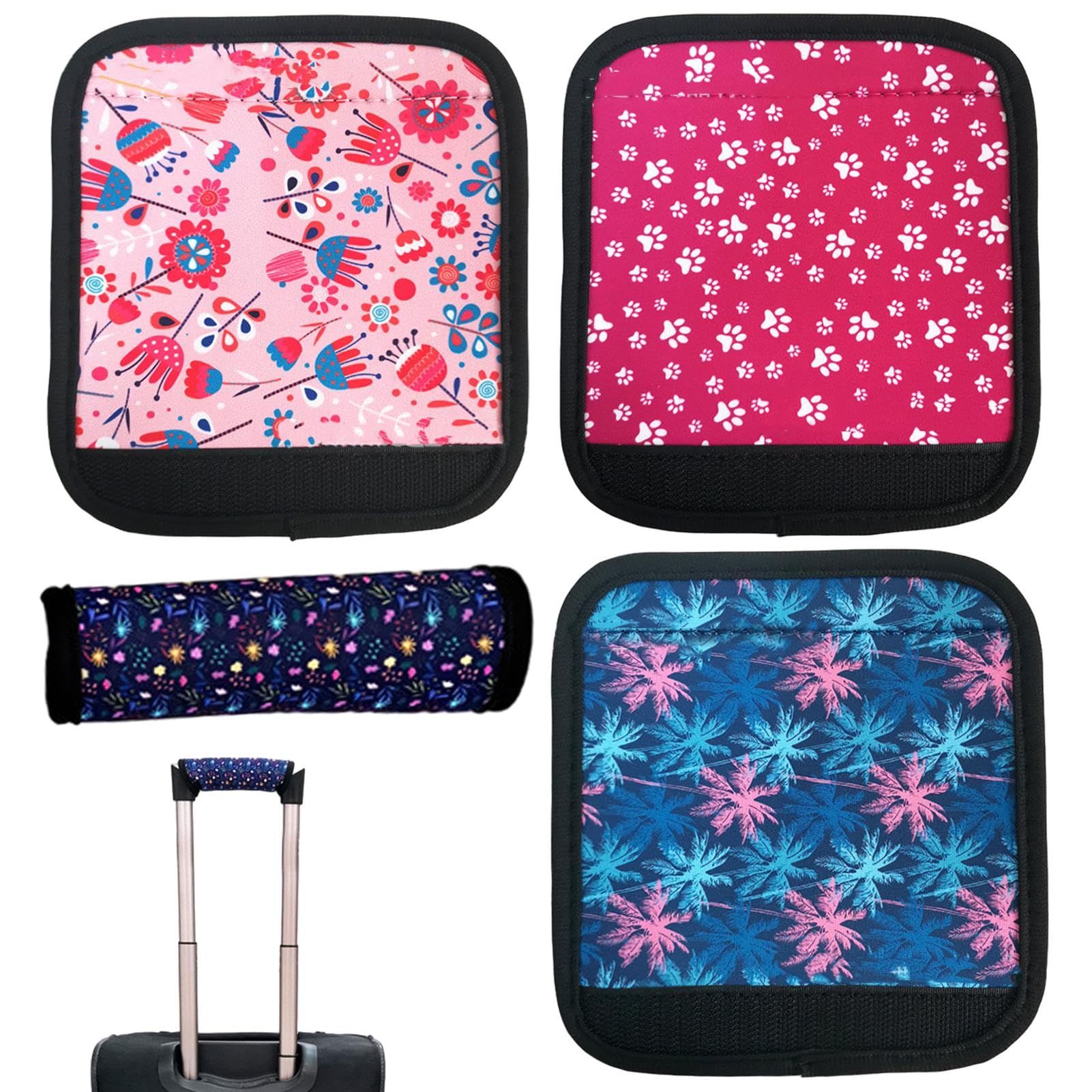 Custom Full Color Neoprene Luggage Handle Wrap