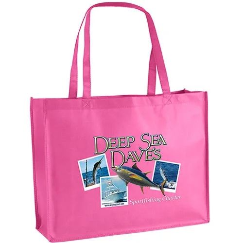 Custom Full Color Non-Woven Grocery Tote Bag - 20