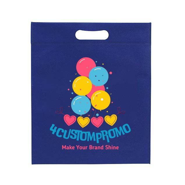 Custom Full Color Non Woven Die Cut Tote Bag - 13