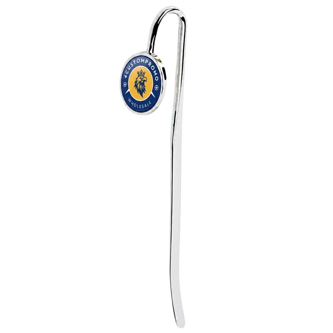 Custom Full Color Swan Neck Metal Bookmark with Letter Opener