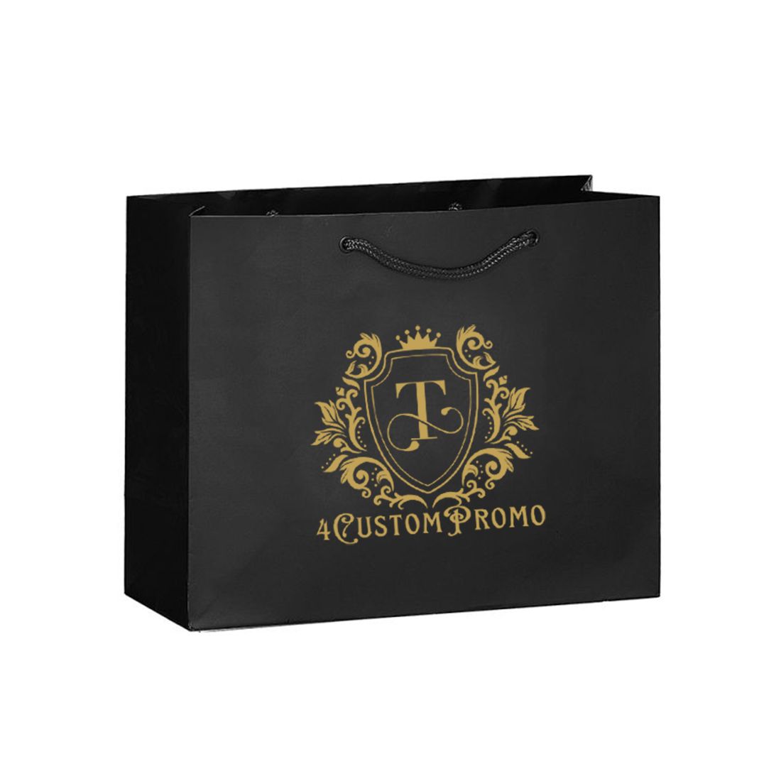 Custom Foil Stamp Glossy Laminated Paper Euro Tote - 8.5