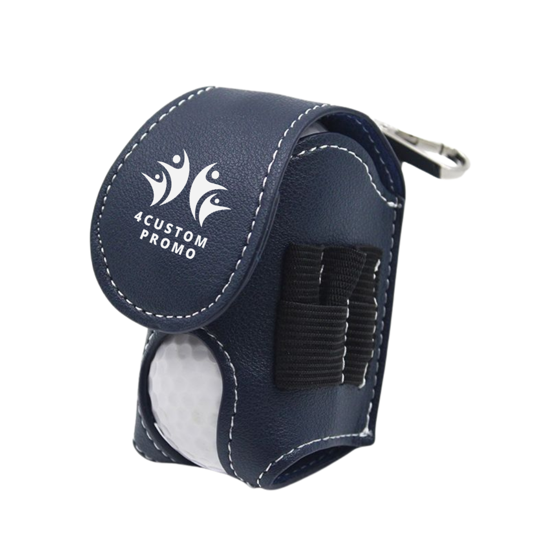 Custom Golf Ball Pouch with Tee Holder