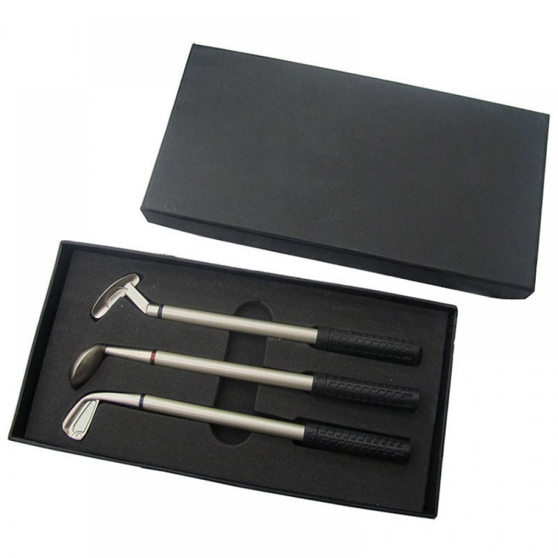 Custom Golf Club Ballpoint Pens Set with Gift Box
