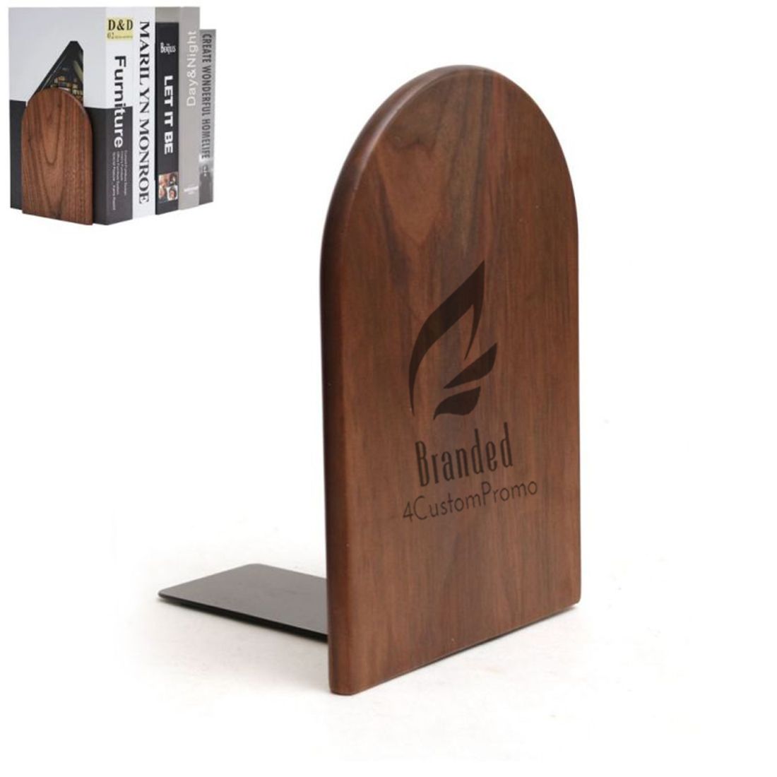 Custom Handcrafted Wooden Arch Bookend