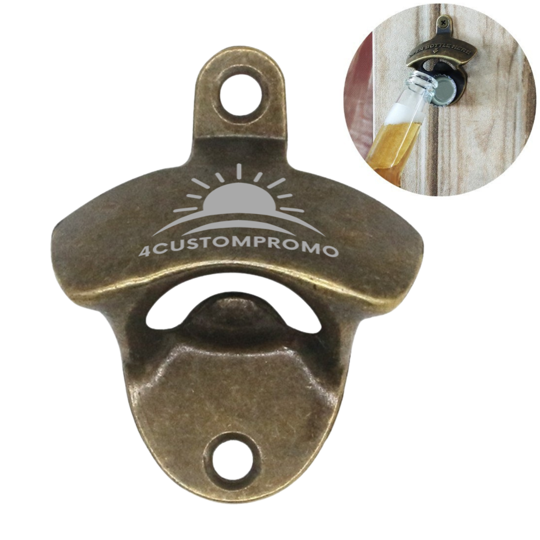 Custom Heavy Duty Wall Mounted Bottle Opener