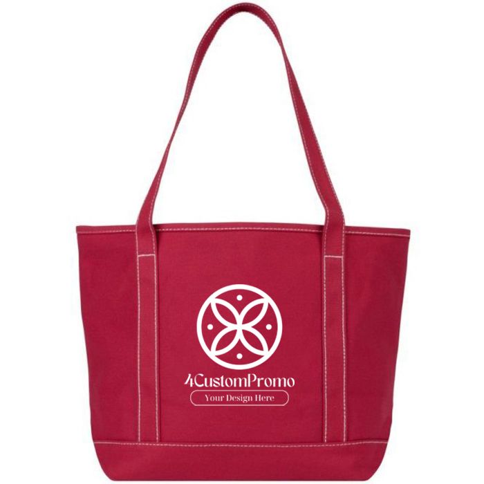 Custom Heavyweight Cotton Canvas Yacht Tote Bag - 20