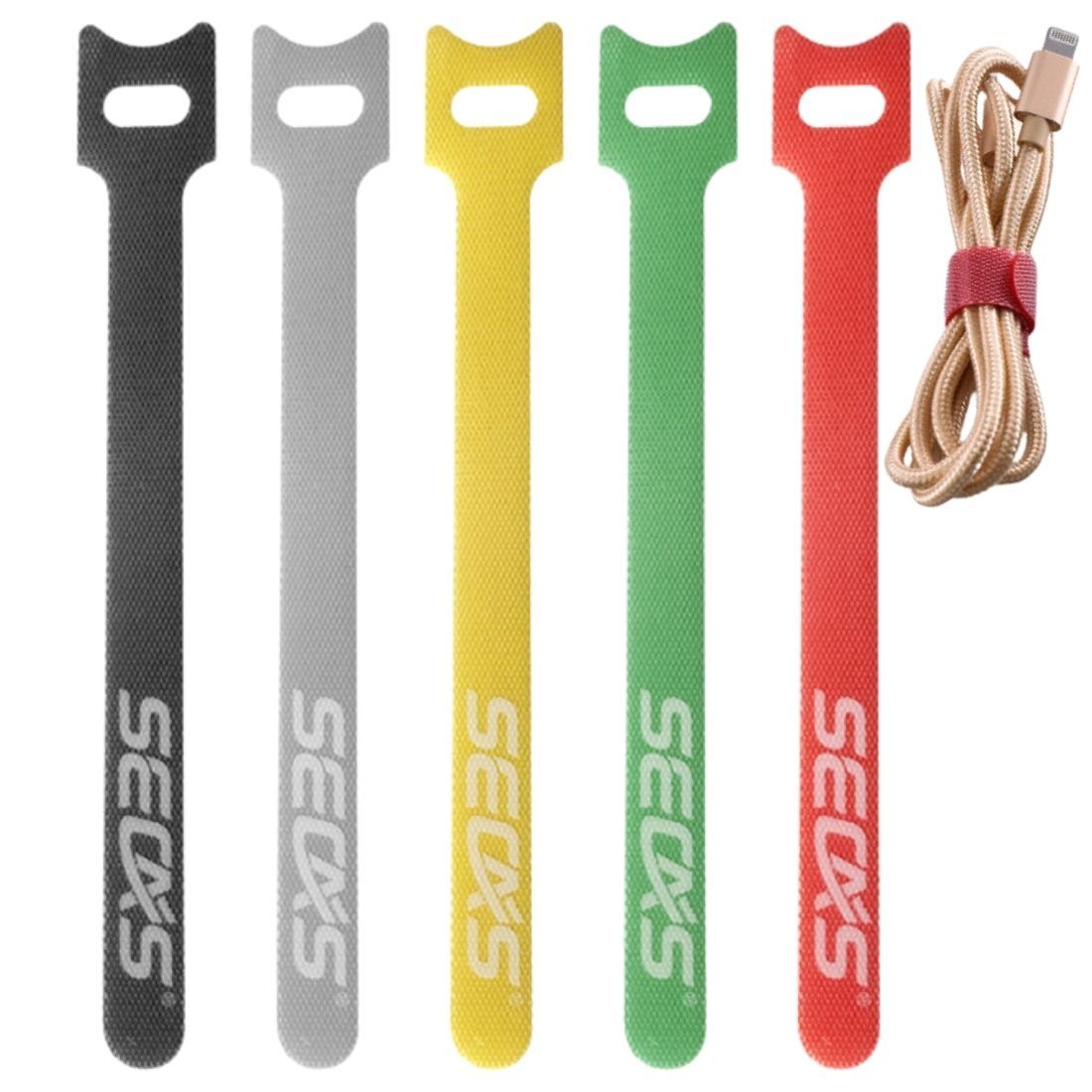 Custom Hook and Loop Velcro Cable Tie Straps