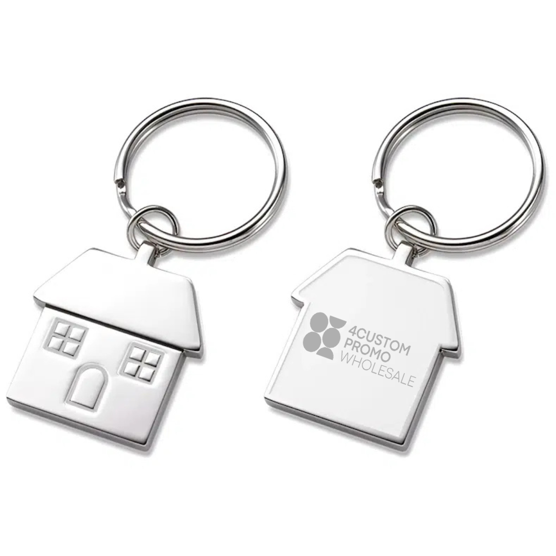 Custom House Shaped Real Estate Keychain