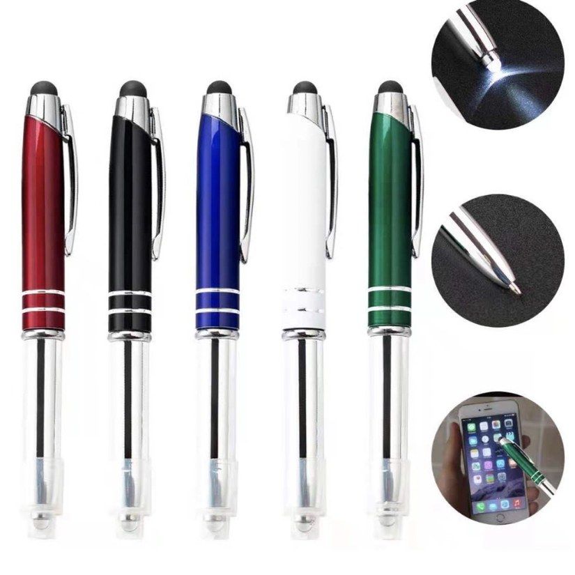 Custom Imprinted Aluminum LED Light Stylus Pens
