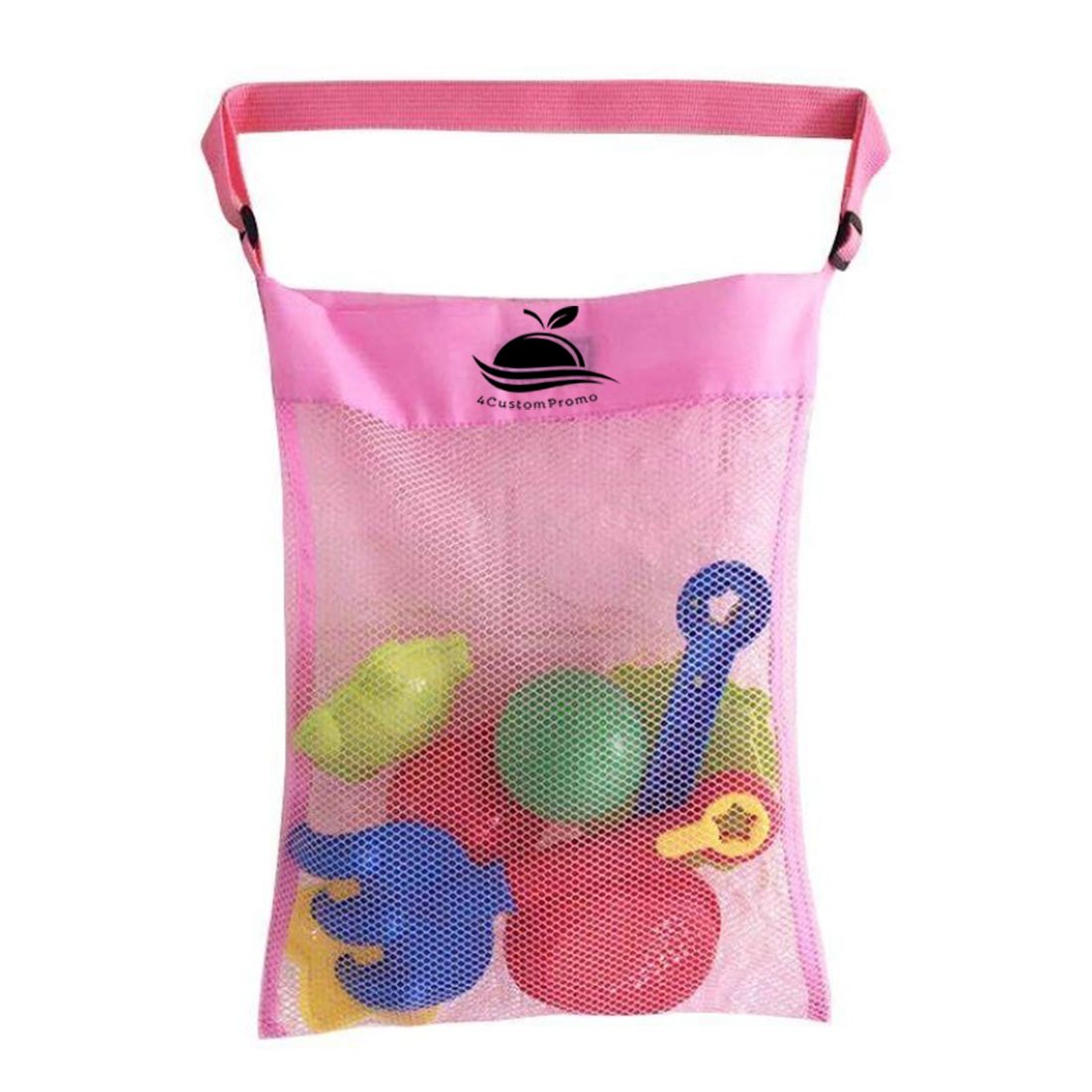 Custom Kids' Mesh Beach Tote Bag - 11.5