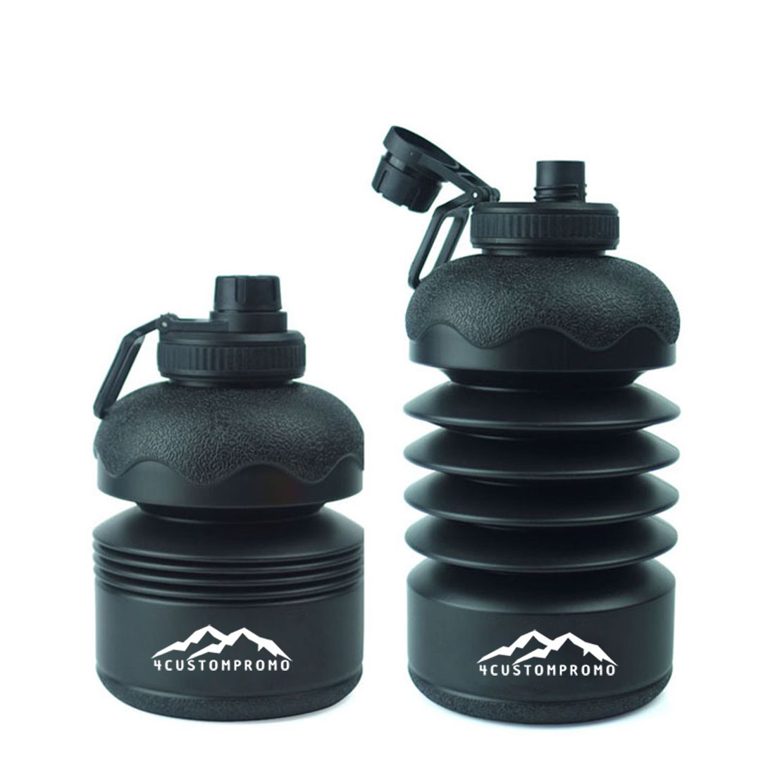Custom Large 75 oz Collapsible Sports Water Bottle