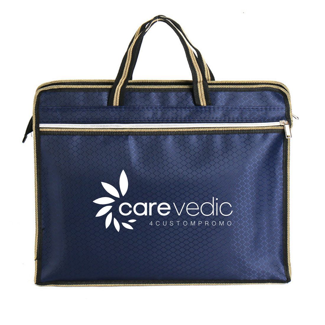 Custom Large Waterproof Oxford Zipper Document Bag