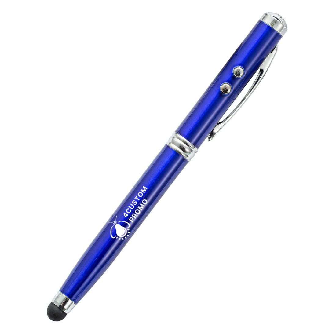 Custom Laser Pointer Stylus Pen with LED Light