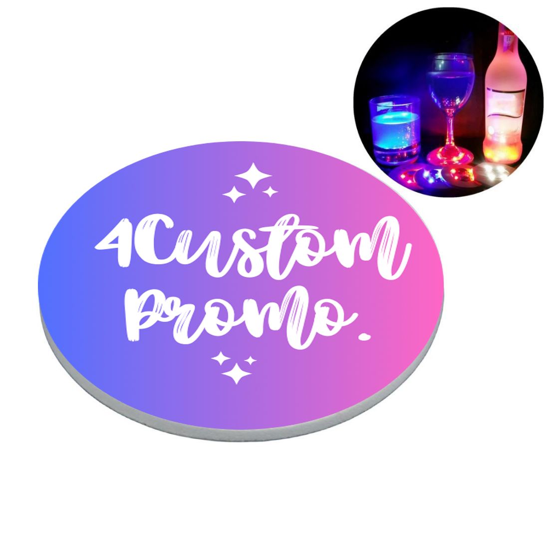 Custom LED Glow Coaster