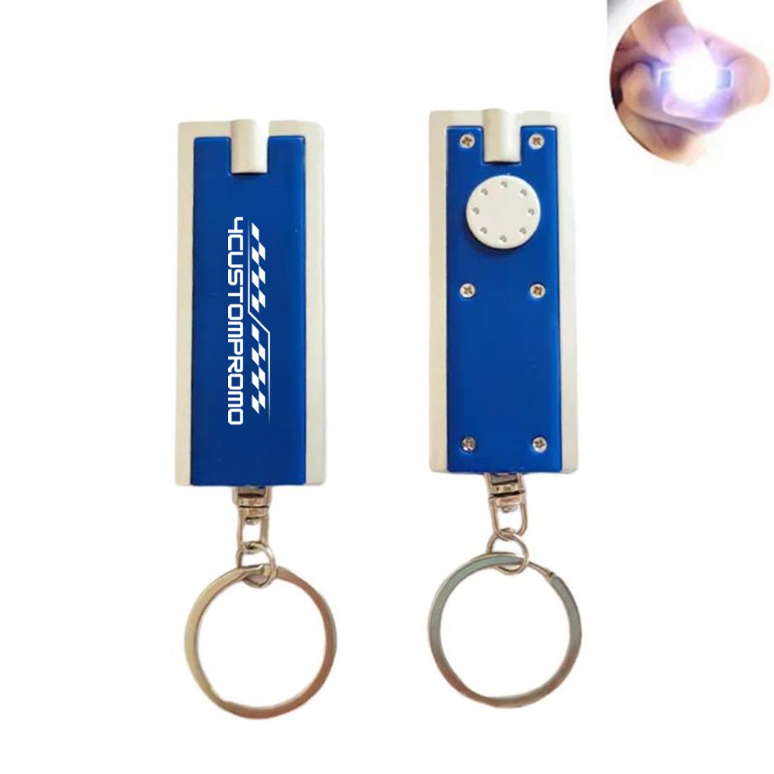 Custom LED Light Keychain