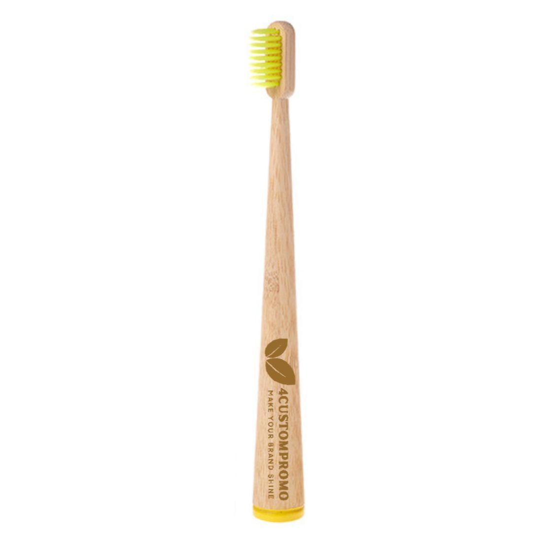 Custom Adult Cone-Shaped Stand Bamboo Toothbrush