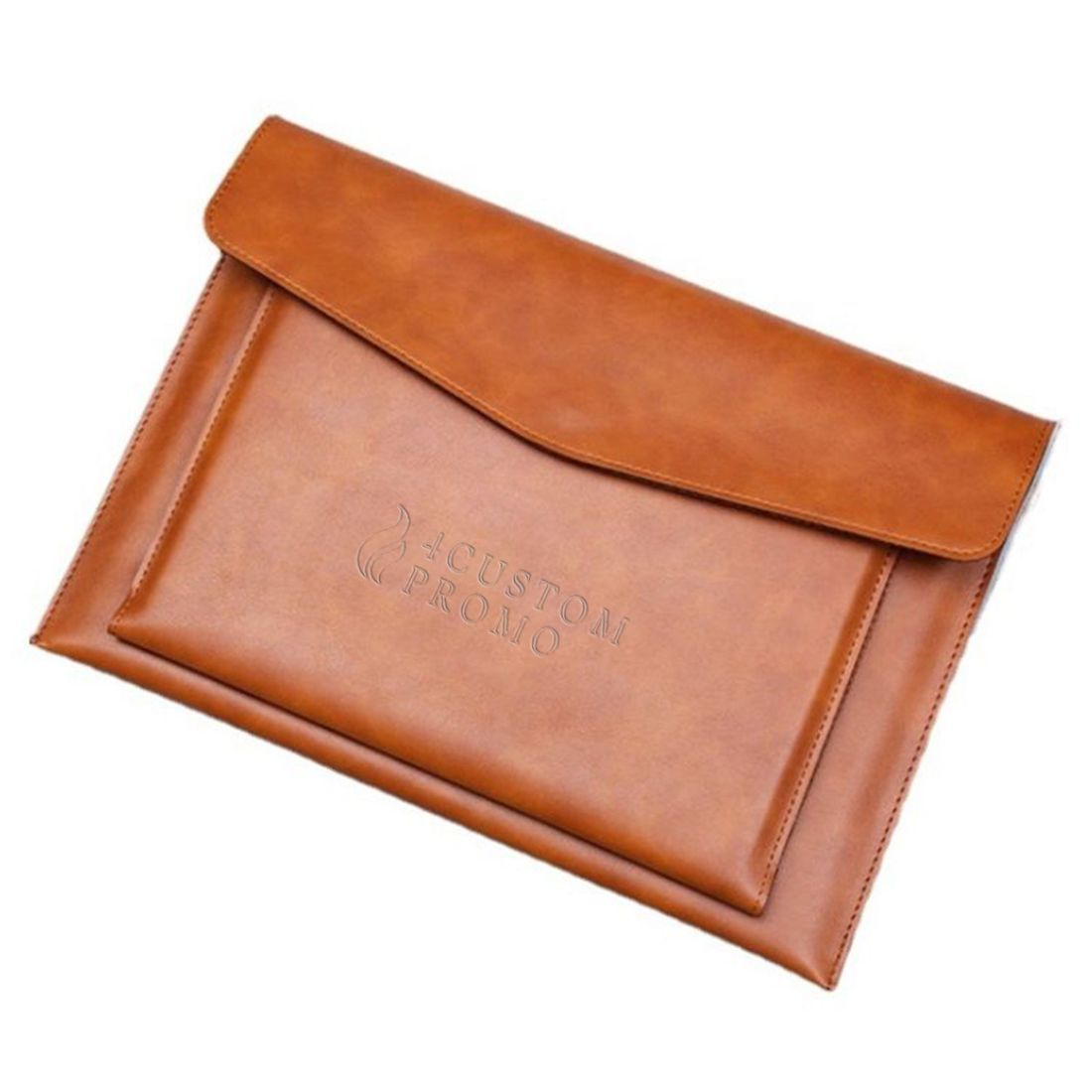 Custom PU Leather Double Layer Document Holder