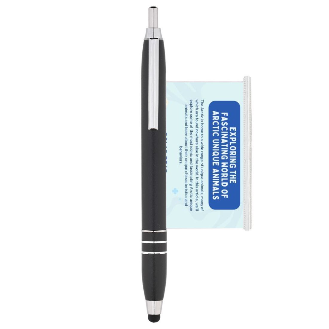 Custom Luxury Metal Banner Pen with Stylus