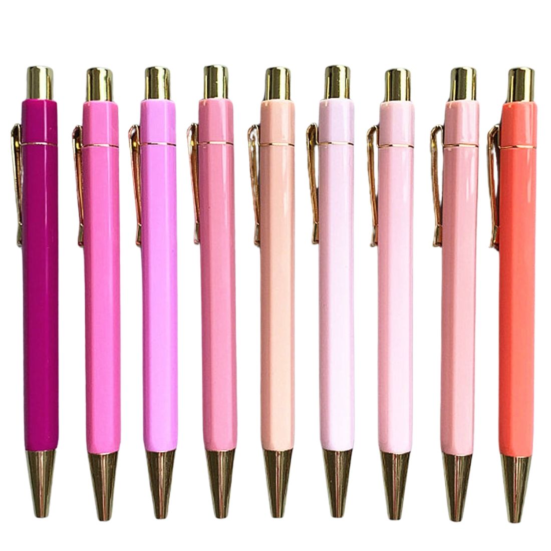 Macaroon Color Hexagonal Click Ballpoint Pen