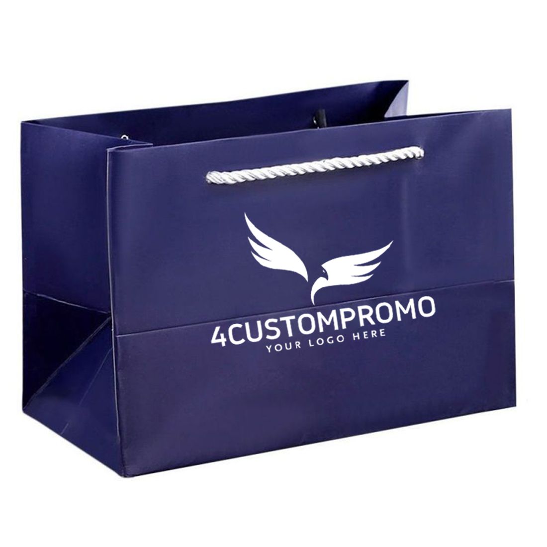 Custom Matte Laminated Paper Euro Totes - 8.5